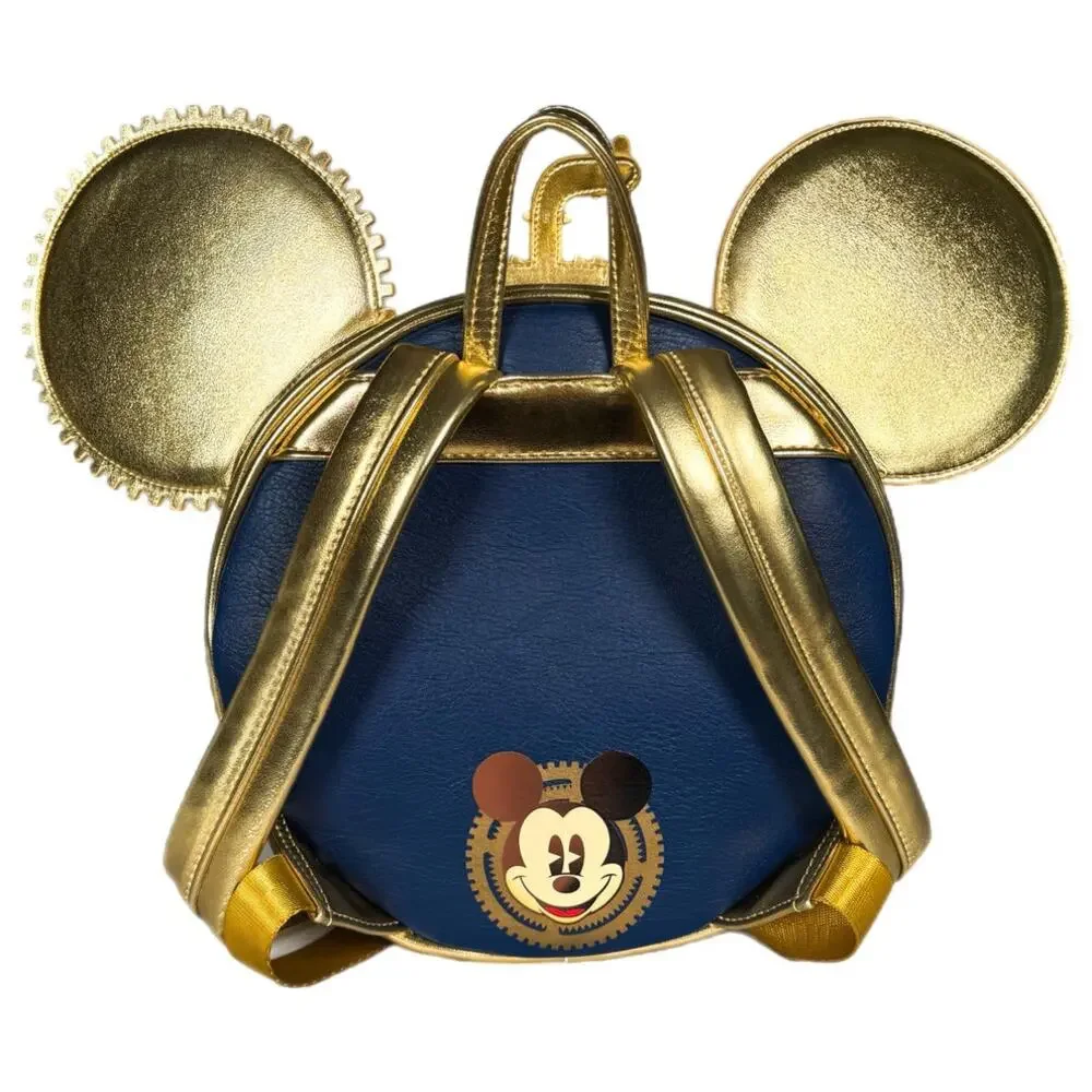 Steampunk Mickey Navy and Gold Mini Backpack Exclusive Loungefly